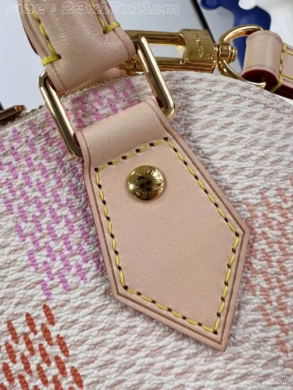 Official oldcobbler ALMA VUITTON LOUIS BB-23.5*17.5*11.5cm 0614